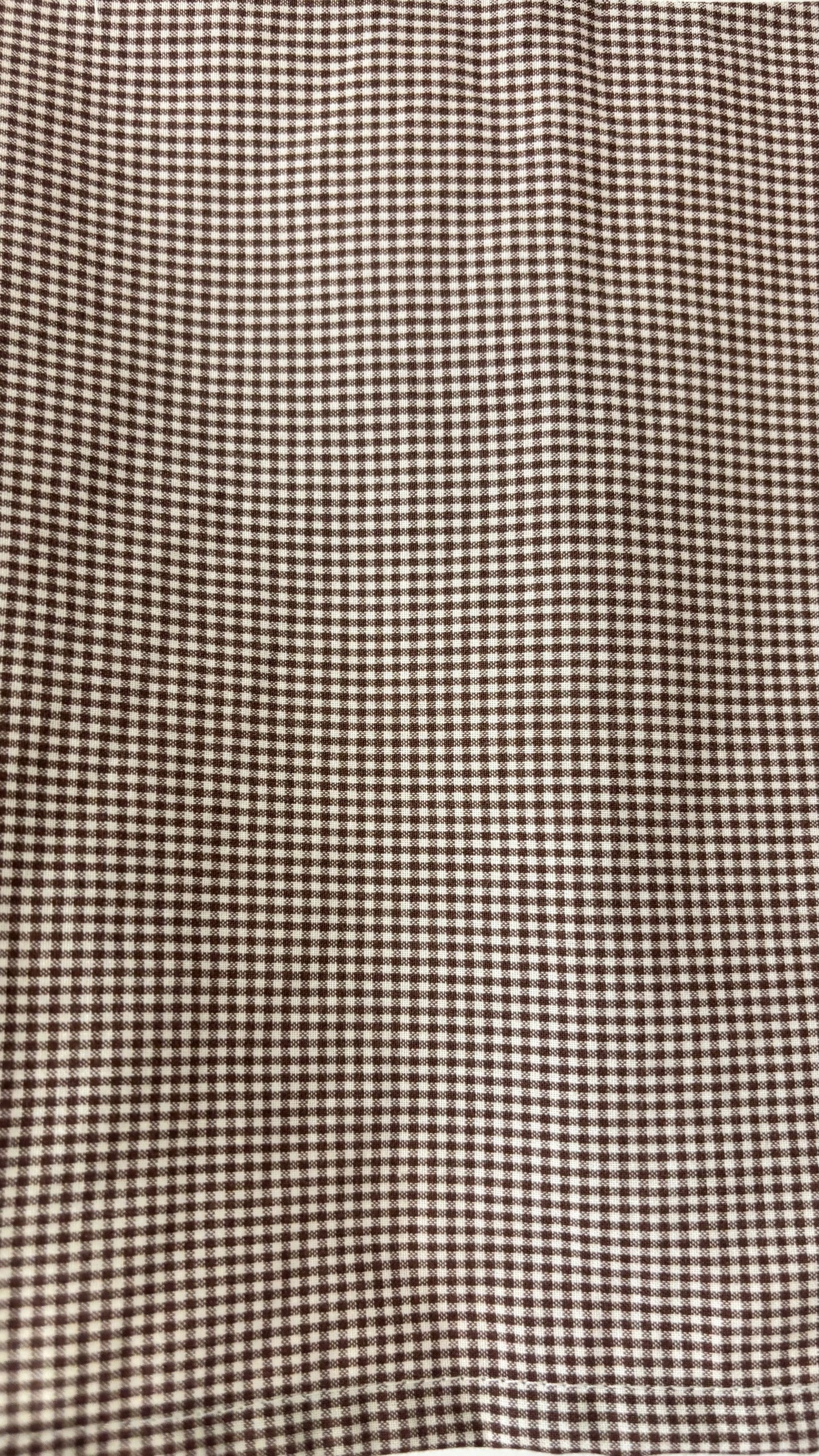 Crop Top Vichy Marron - L