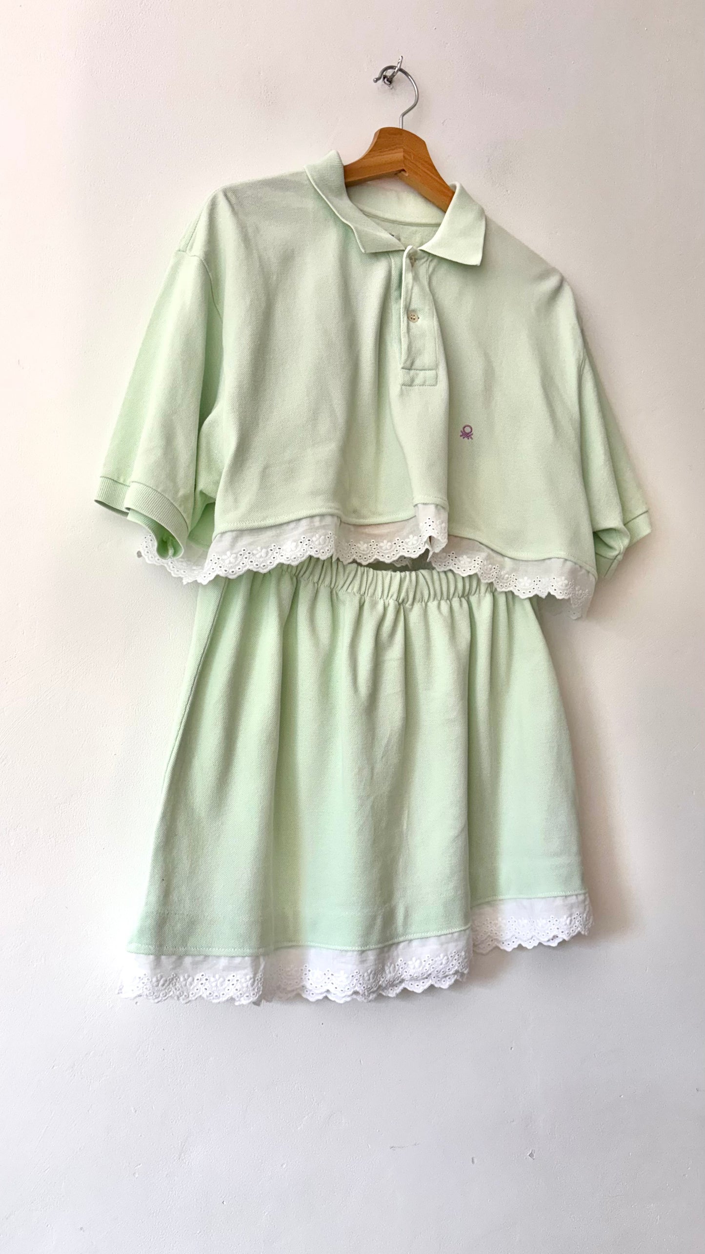 Ensemble Polo Pastel