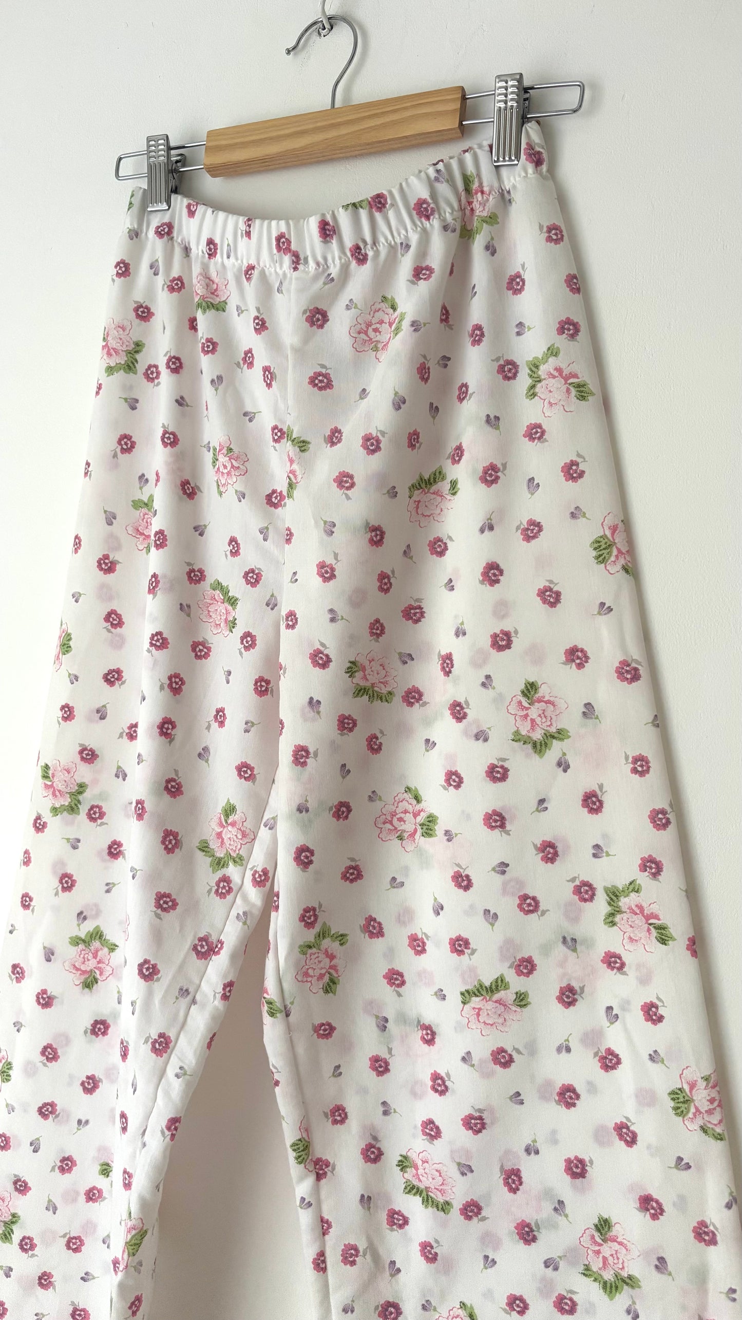 Pantalon Fleurs Rose - XS/S