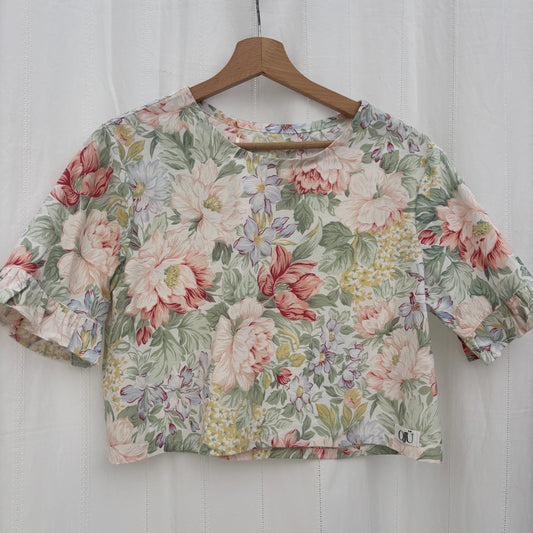 T-shirt Grosses Fleurs Multicolores