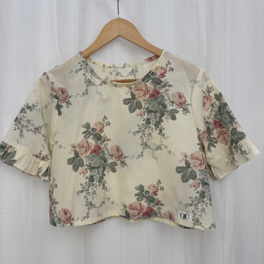 T-shirt Grosses Fleurs Vintage