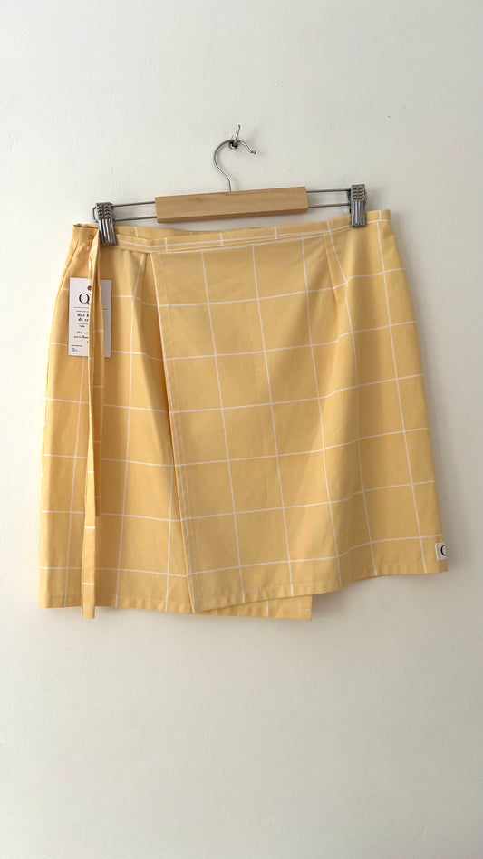 Jupe _ Carreaux Jaune M/L