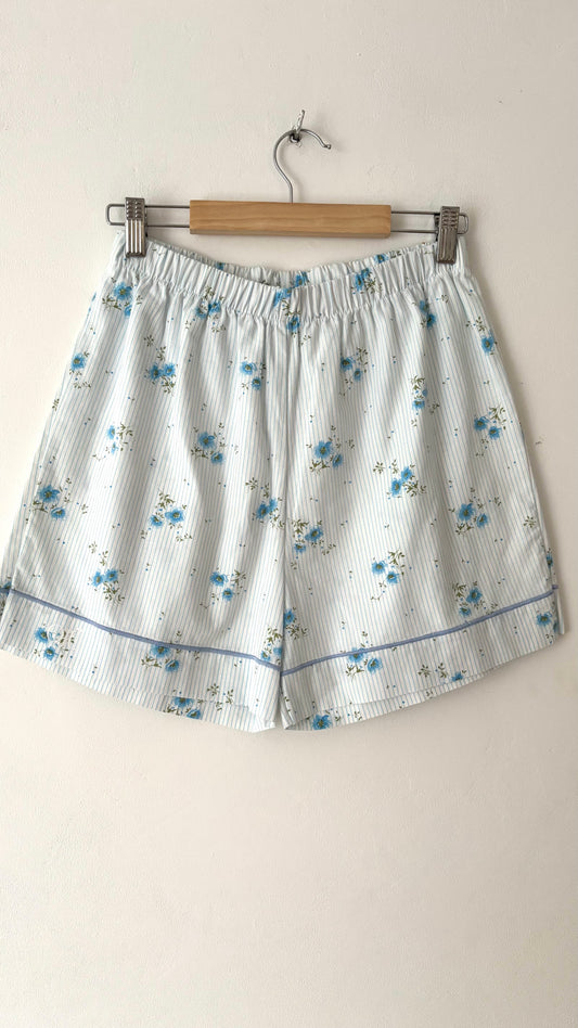 Short Rayures Fleurs - XS/S