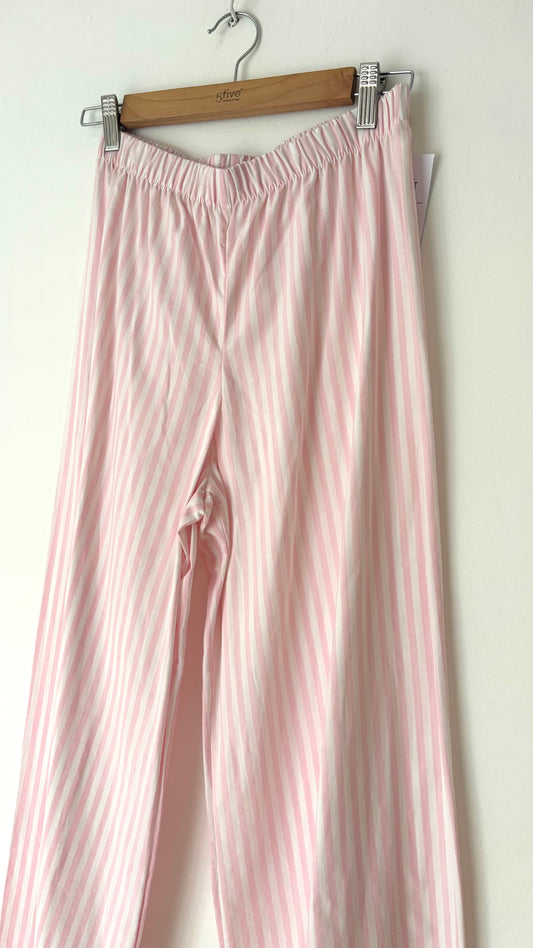 Pantalon Rayé Rose - M/L
