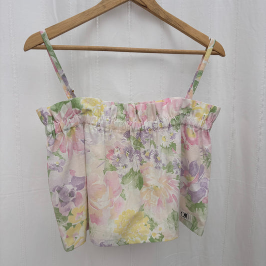 Top Fronces Petites Fleurs