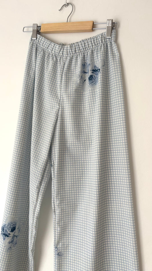 Pantalon Carreaux Fleurs - XS/S