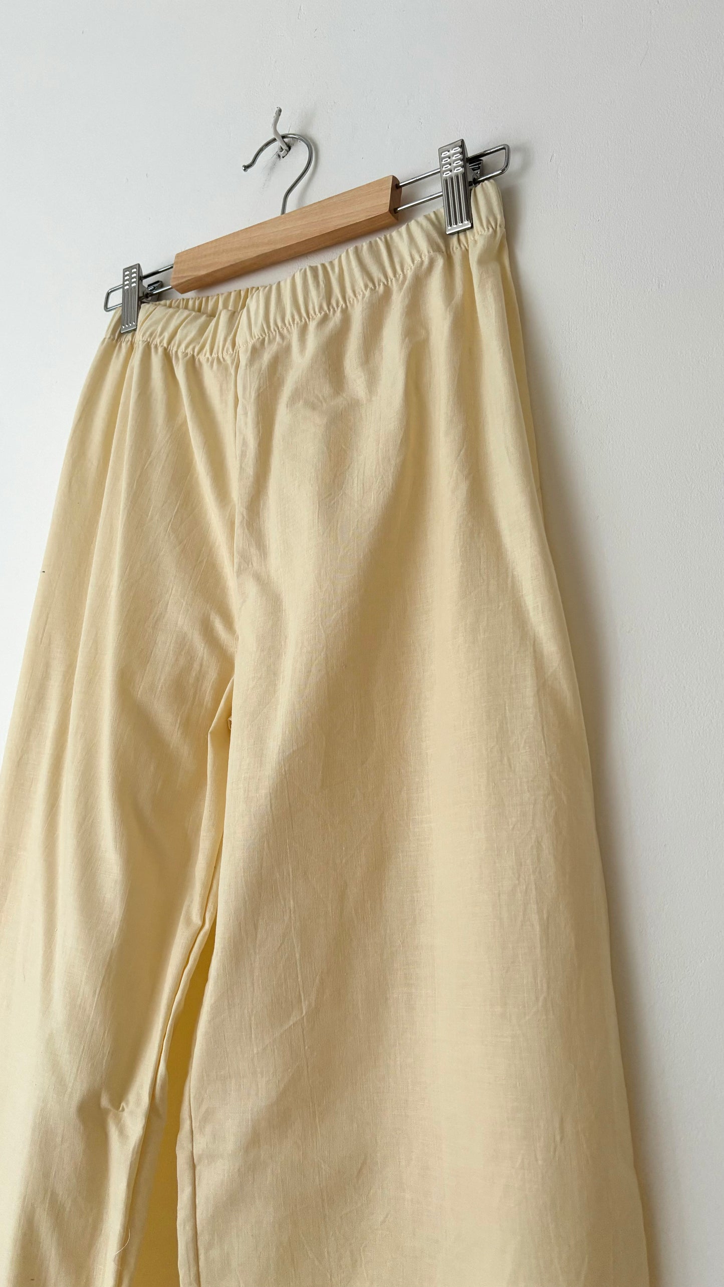 Pantalon Jaune Uni - Taille S